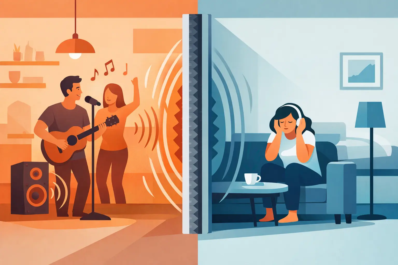 Isolamento acustico appartamento: rumori vicini
