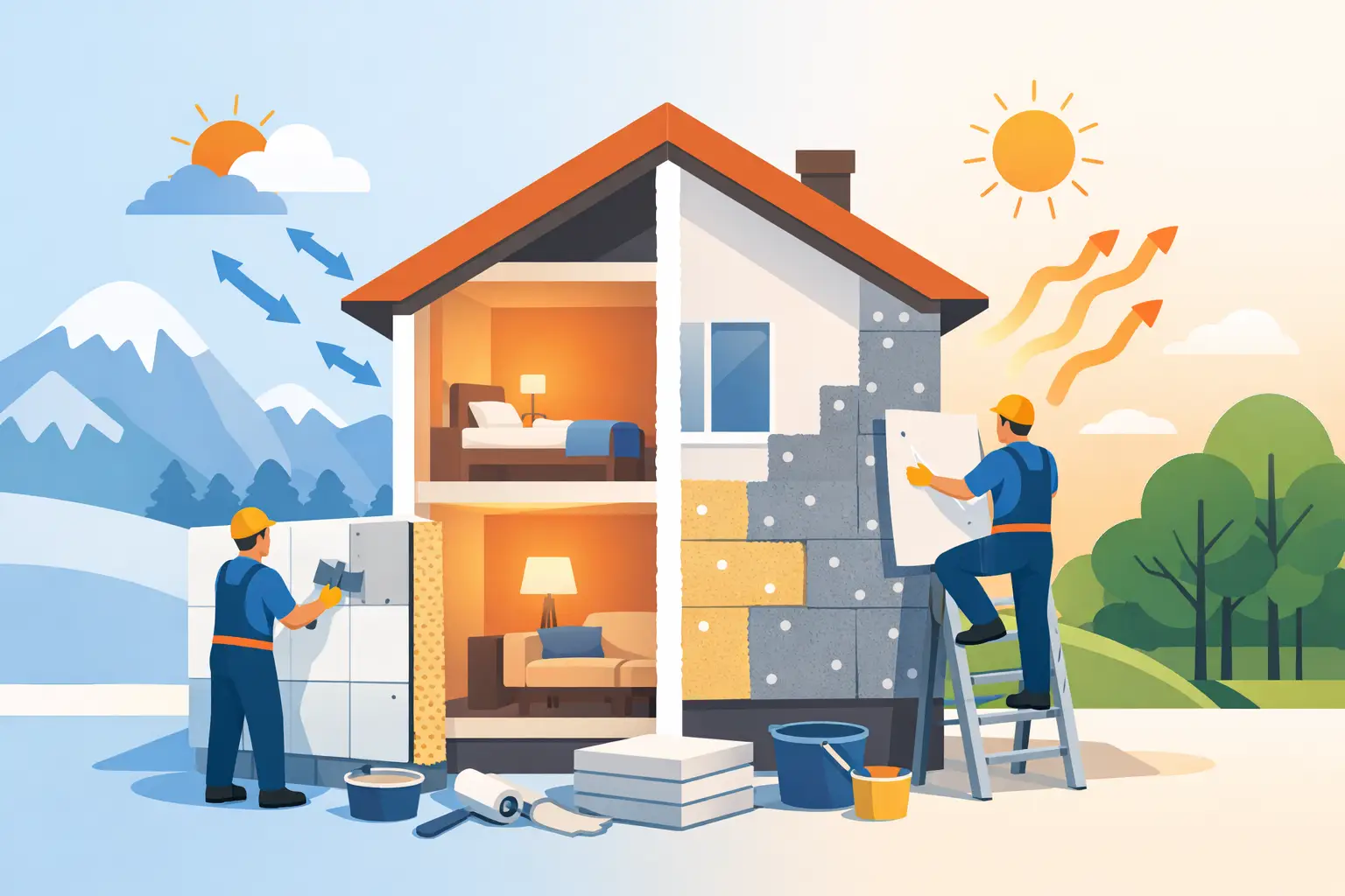 Guida al cappotto termico per isolare casa